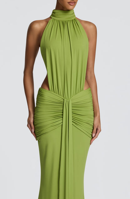 DOVE | HALTER MAXI DRESS