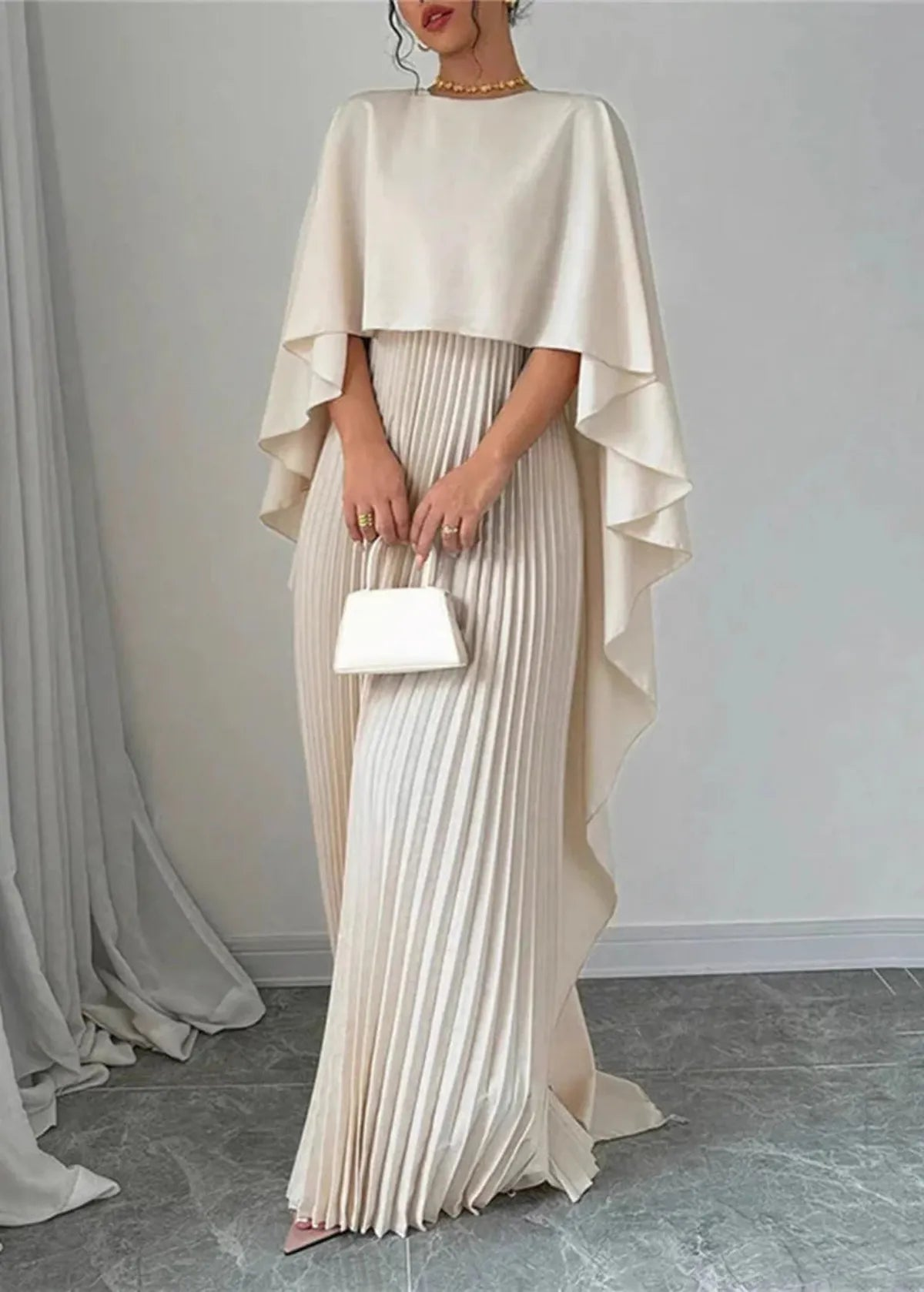 CLEO | CAPE MAXI DRESS