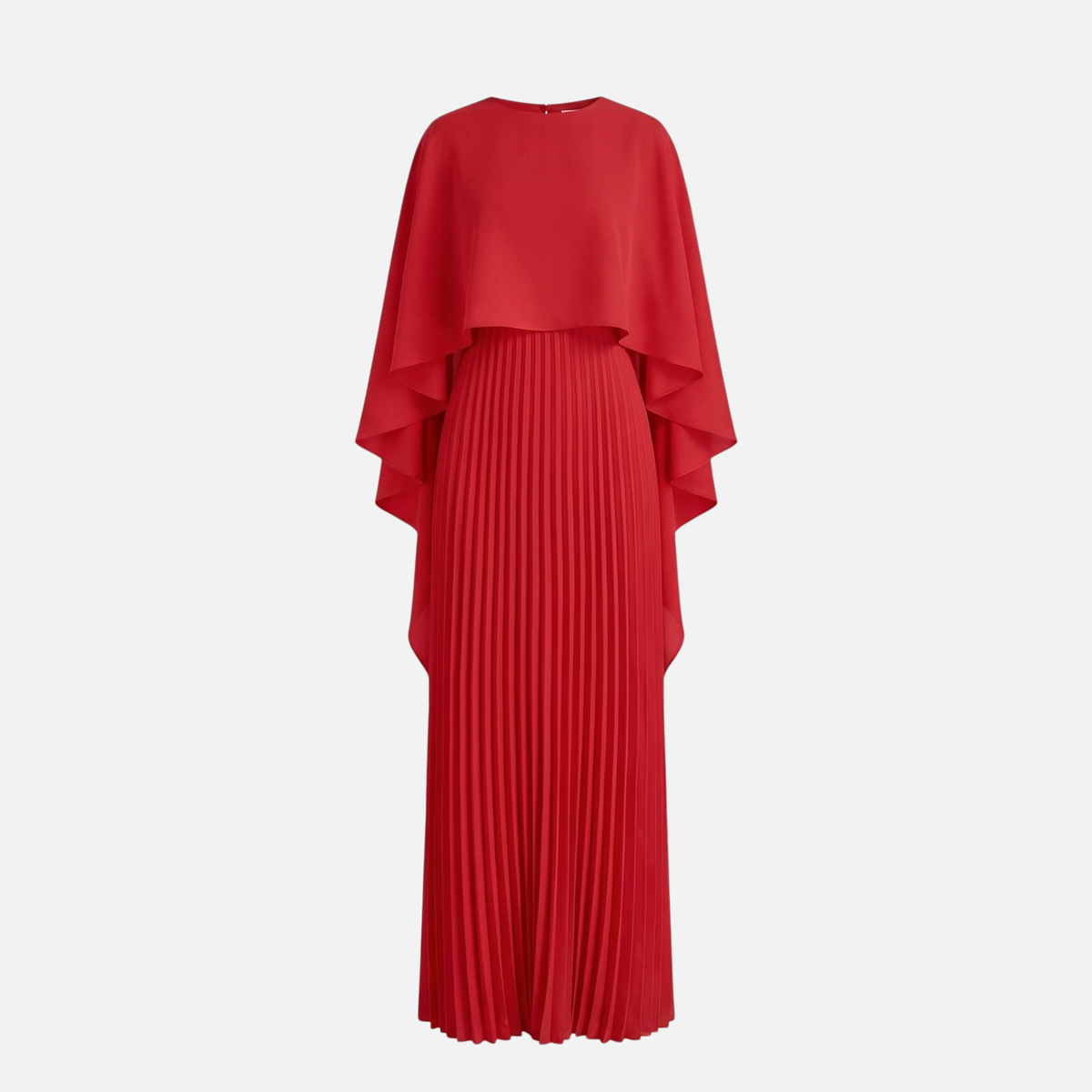 CLEO | CAPE MAXI DRESS - Red