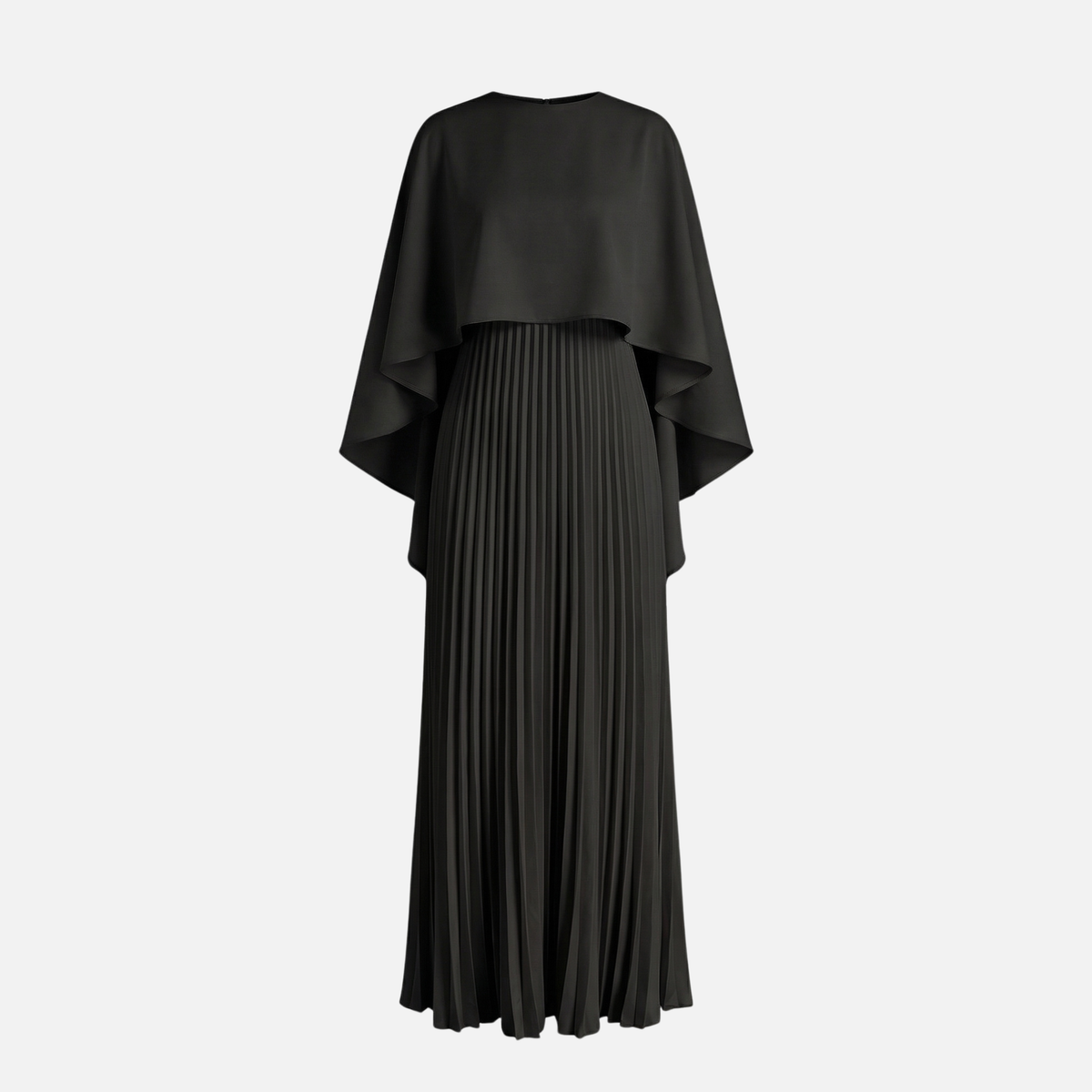 CLEO | CAPE MAXI DRESS - Black