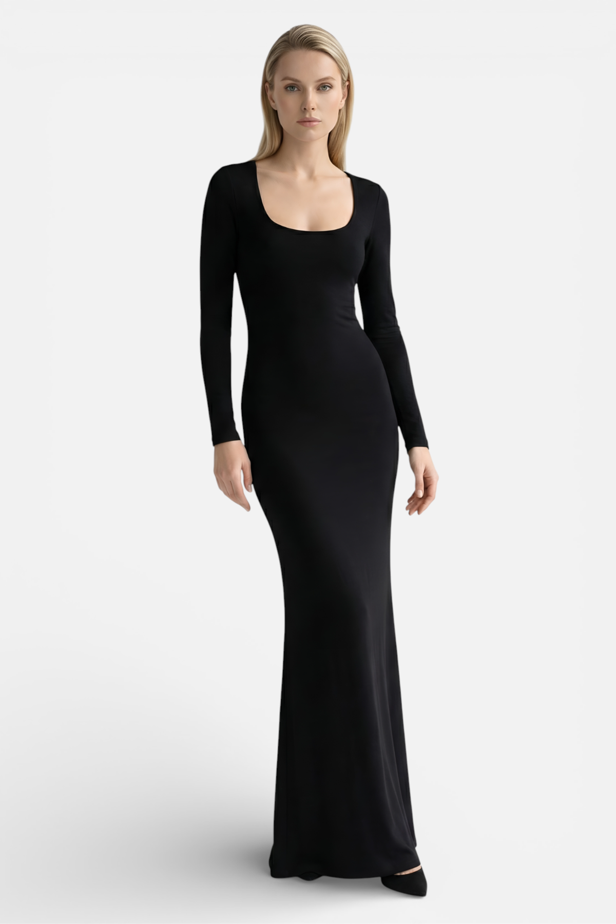 EDEN | SQUARE NECK MAXI DRESS
