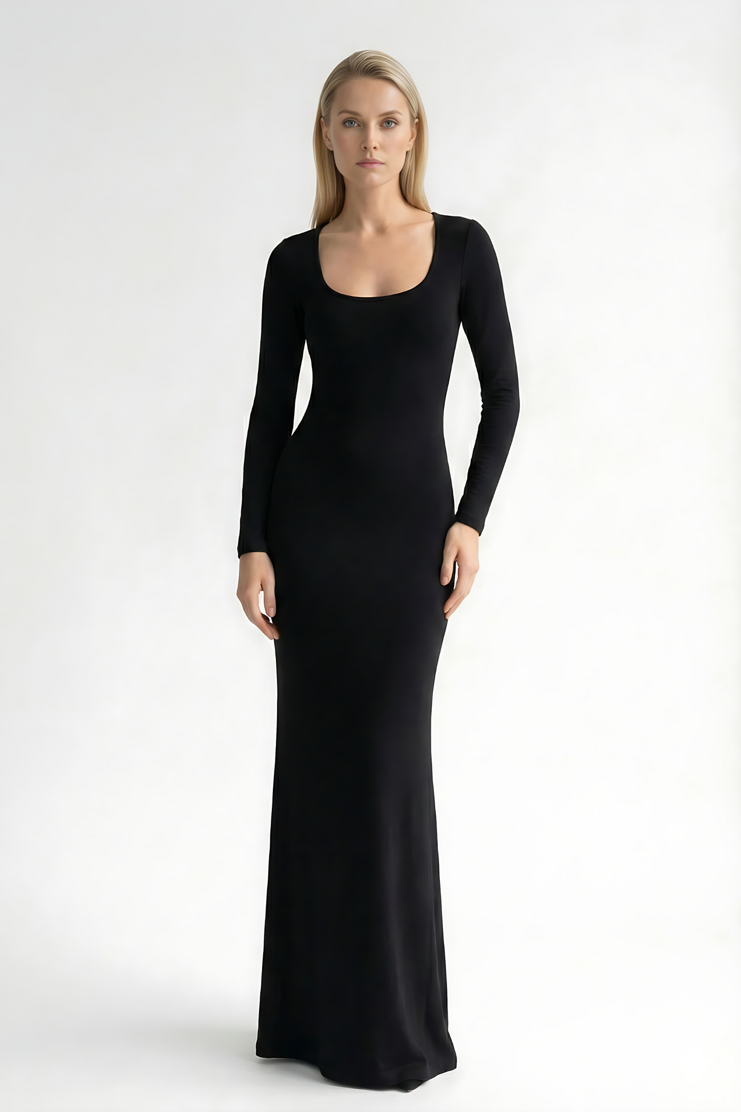 EDEN | SQUARE NECK MAXI DRESS