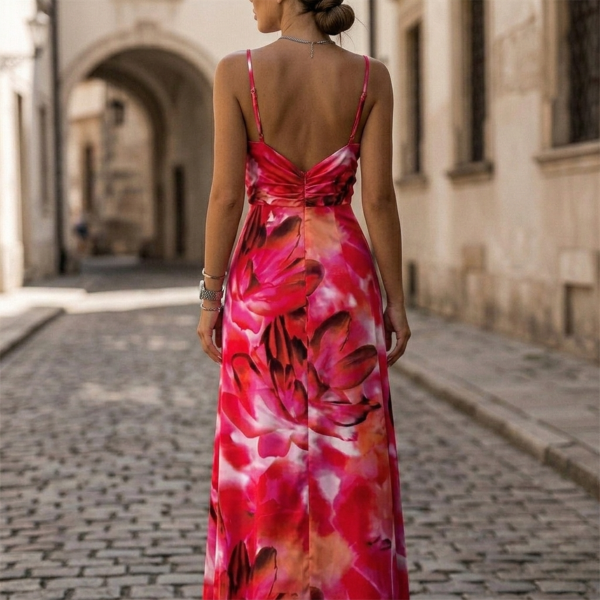 FREYA | SATIN MAXI DRESS