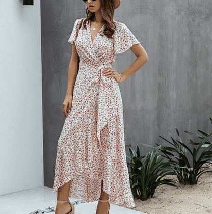 MAREN | WRAP MIDI DRESS