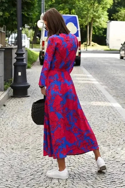 GENEVIEVE | WRAP MIDI DRESS