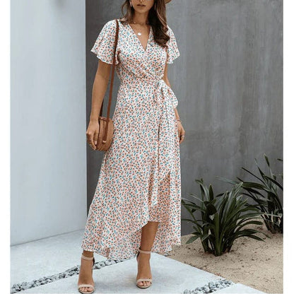 MAREN | WRAP MIDI DRESS