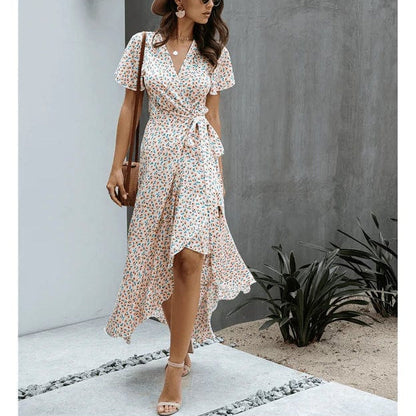 MAREN | WRAP MIDI DRESS