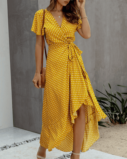 MAREN | WRAP MIDI DRESS