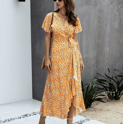MAREN | WRAP MIDI DRESS