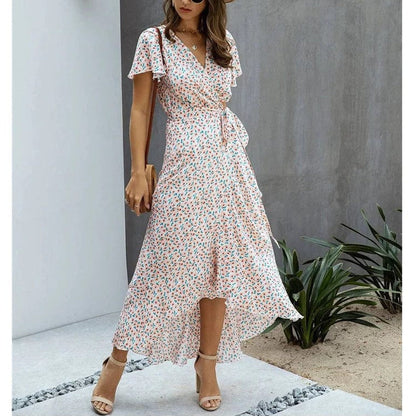 MAREN | WRAP MIDI DRESS