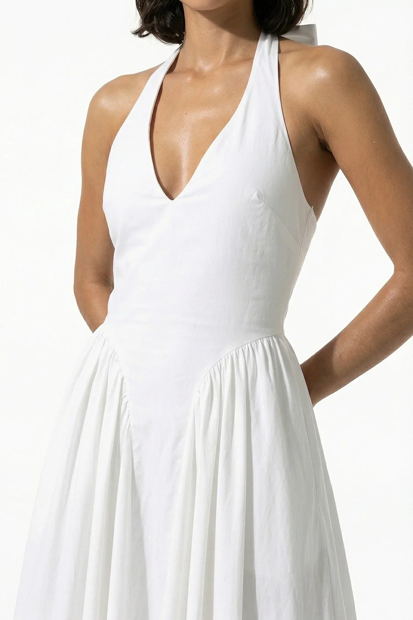 MARGUERITE | HALTER MIDI DRESS