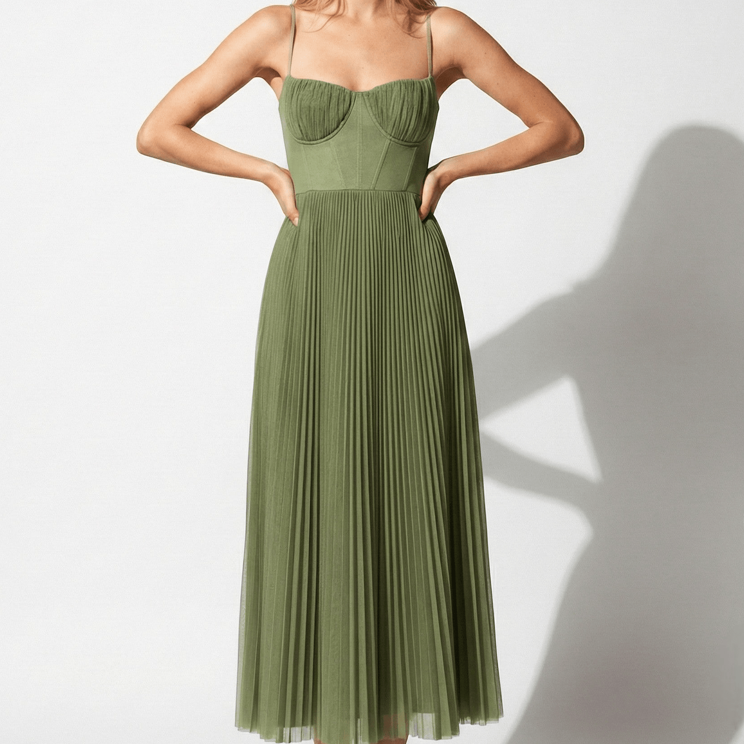 JUNIPER | CORSET MIDI DRESS