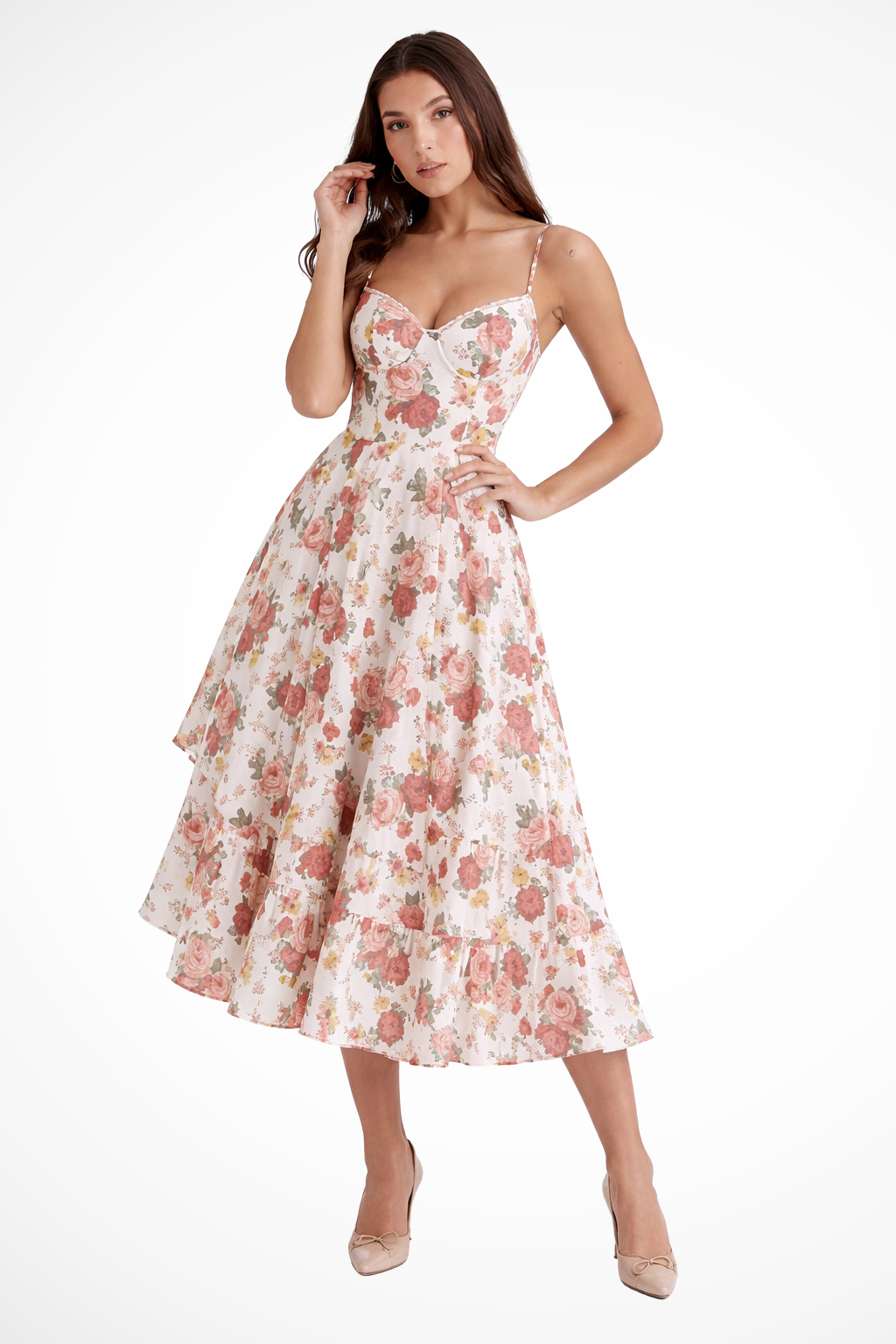 SLOANE | WRAP MAXI DRESS - Floral