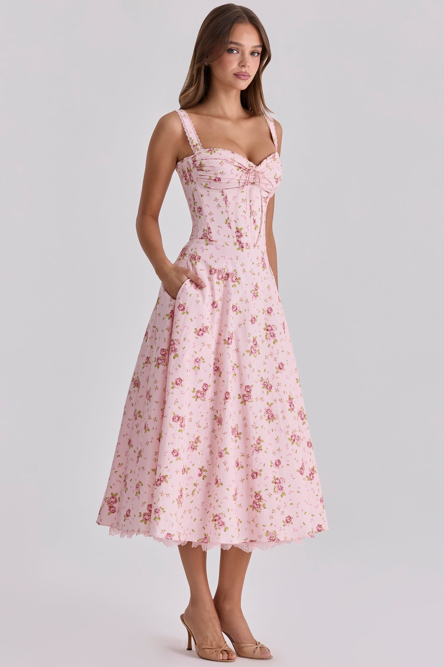 SERAPHINA | SWEETHEART MIDI DRESS