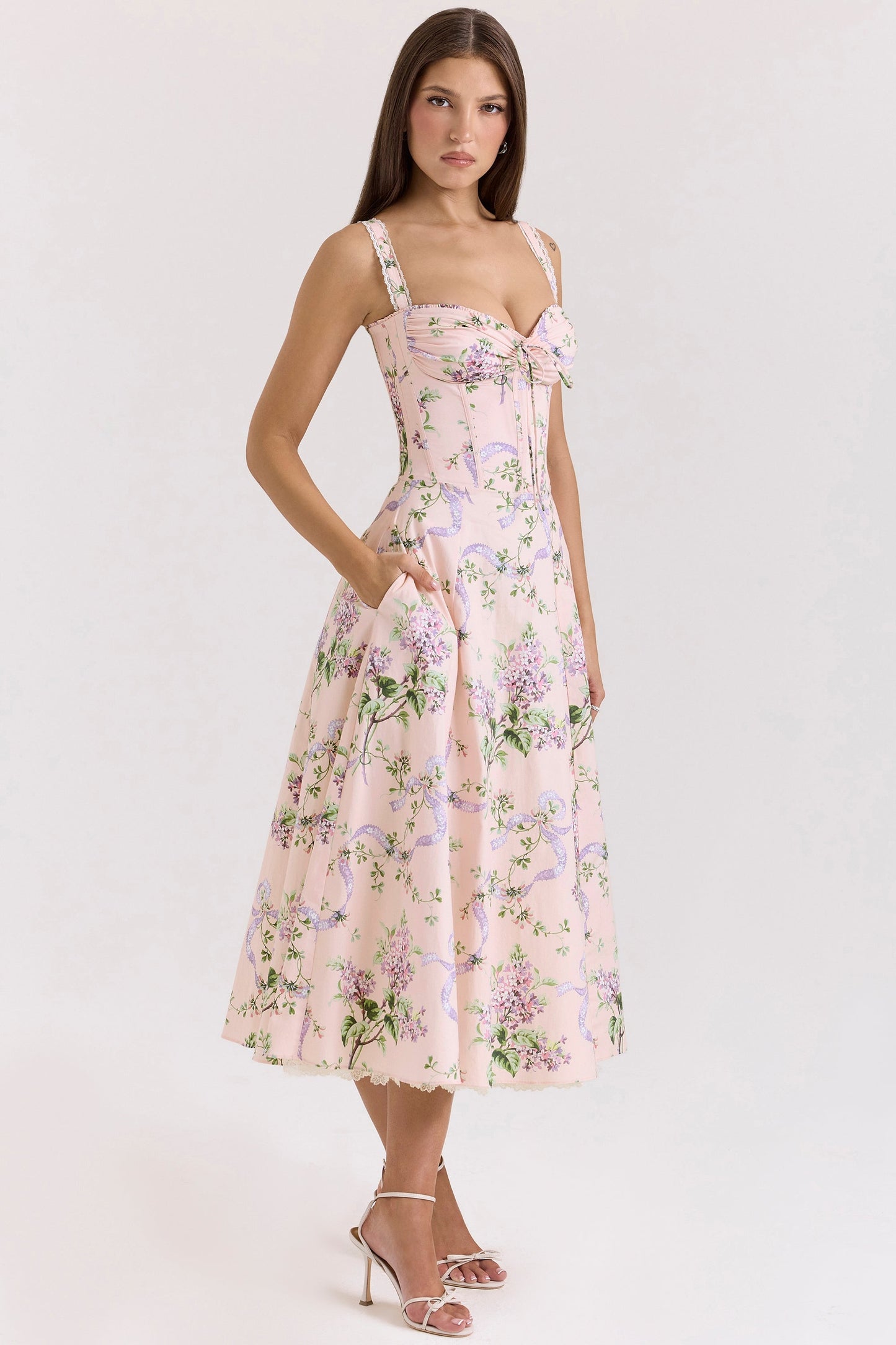 SERAPHINA | SWEETHEART MIDI DRESS