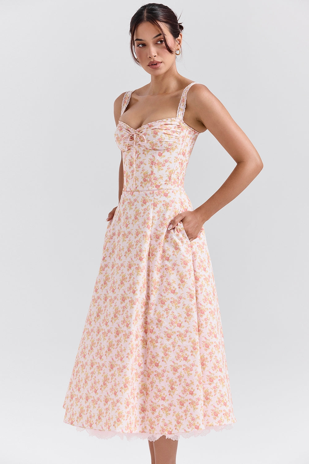 SERAPHINA | SWEETHEART MIDI DRESS