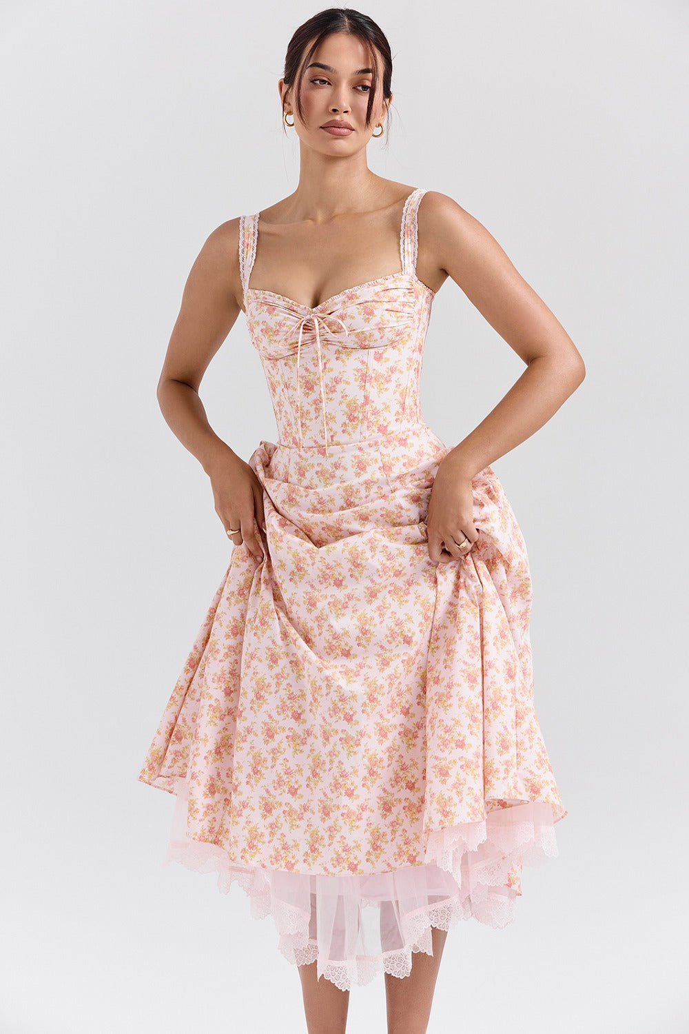 SERAPHINA | SWEETHEART MIDI DRESS