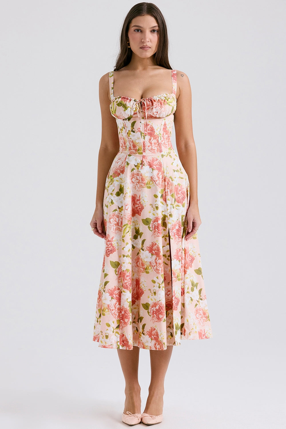 SERAPHINA | SWEETHEART MIDI DRESS