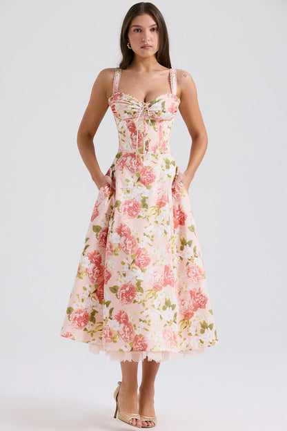 SERAPHINA | SWEETHEART MIDI DRESS