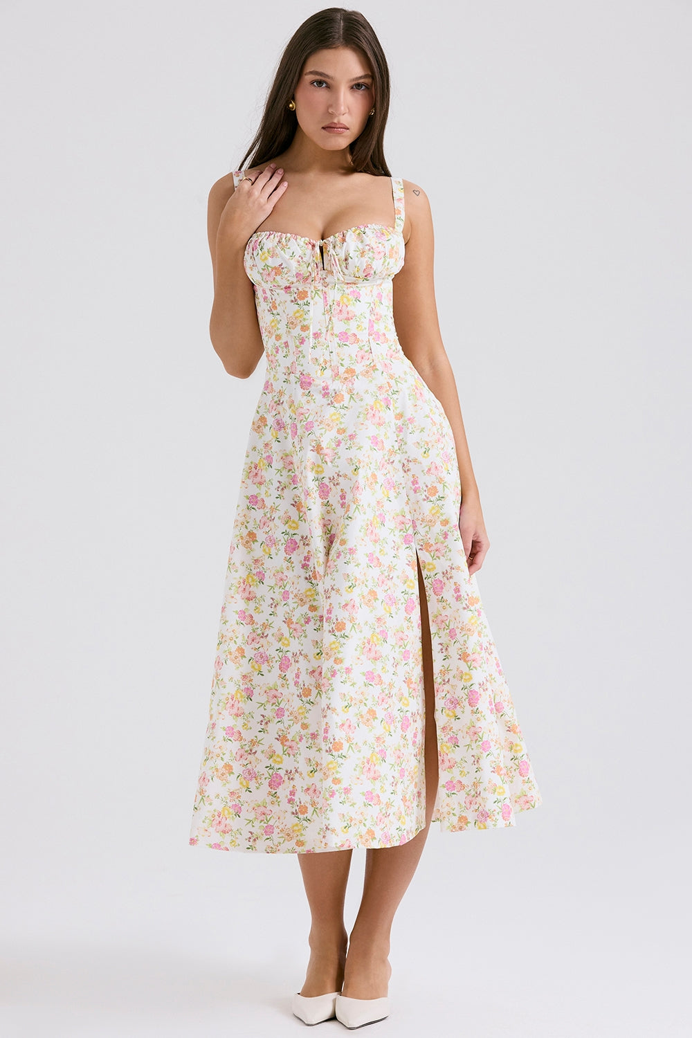 SERAPHINA | SWEETHEART MIDI DRESS