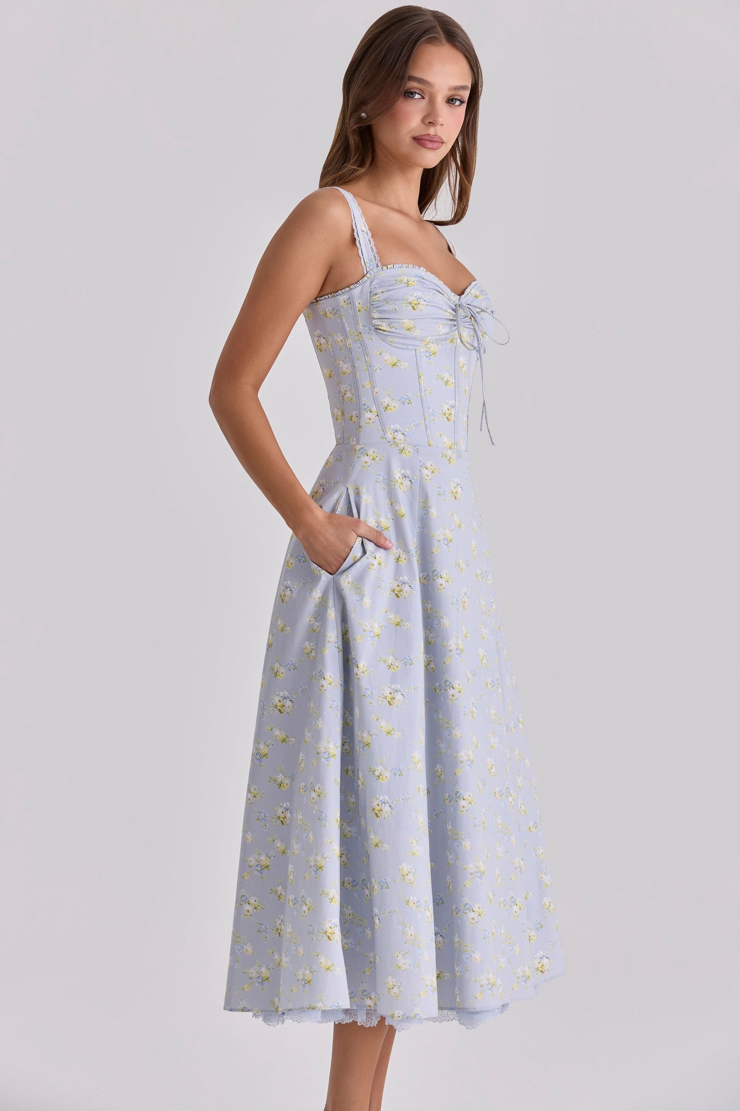 SERAPHINA | SWEETHEART MIDI DRESS