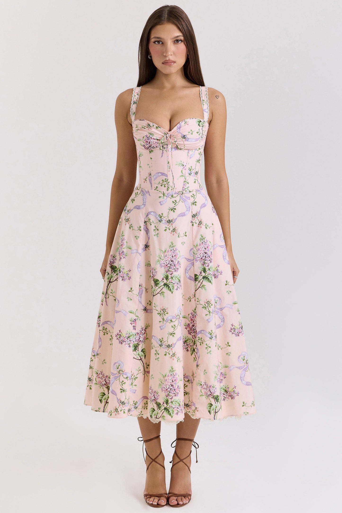 SERAPHINA | SWEETHEART MIDI DRESS