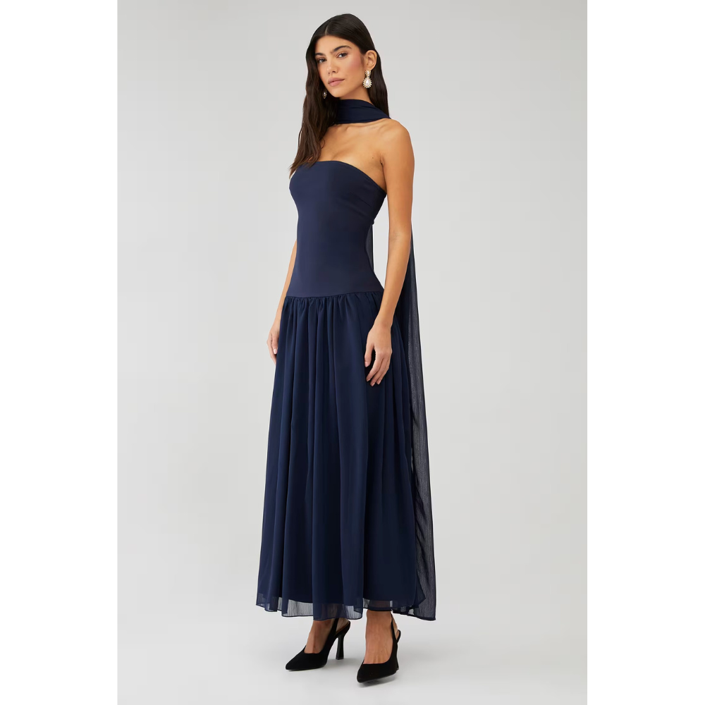 VESPER | STRAPLESS MAXI DRESS