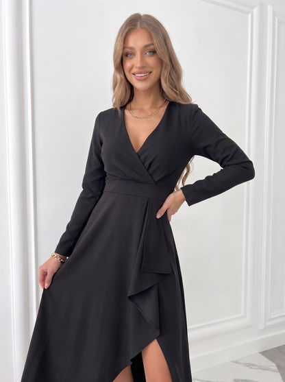 ZINNIA | WRAP MIDI DRESS