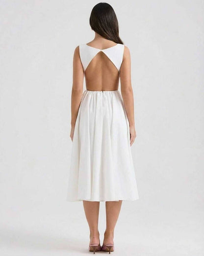 WREN | CUTOUT MIDI DRESS
