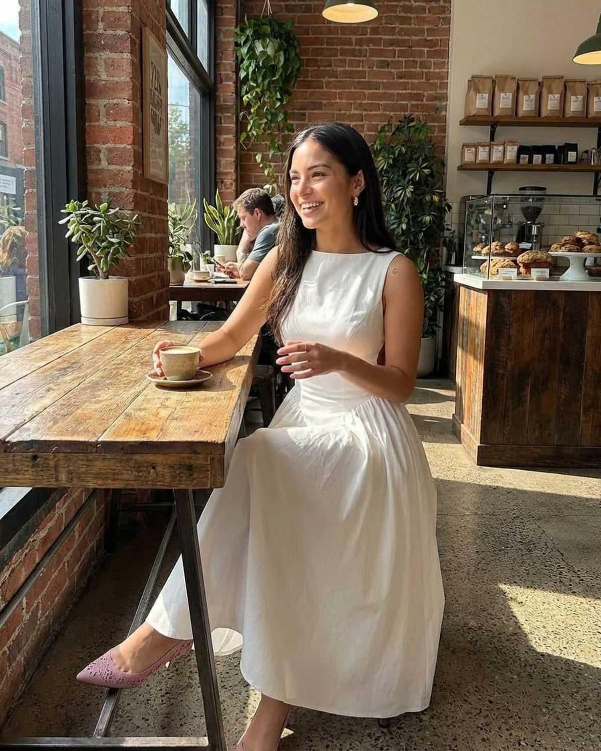 WREN | CUTOUT MIDI DRESS