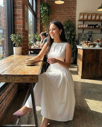 WREN | CUTOUT MIDI DRESS