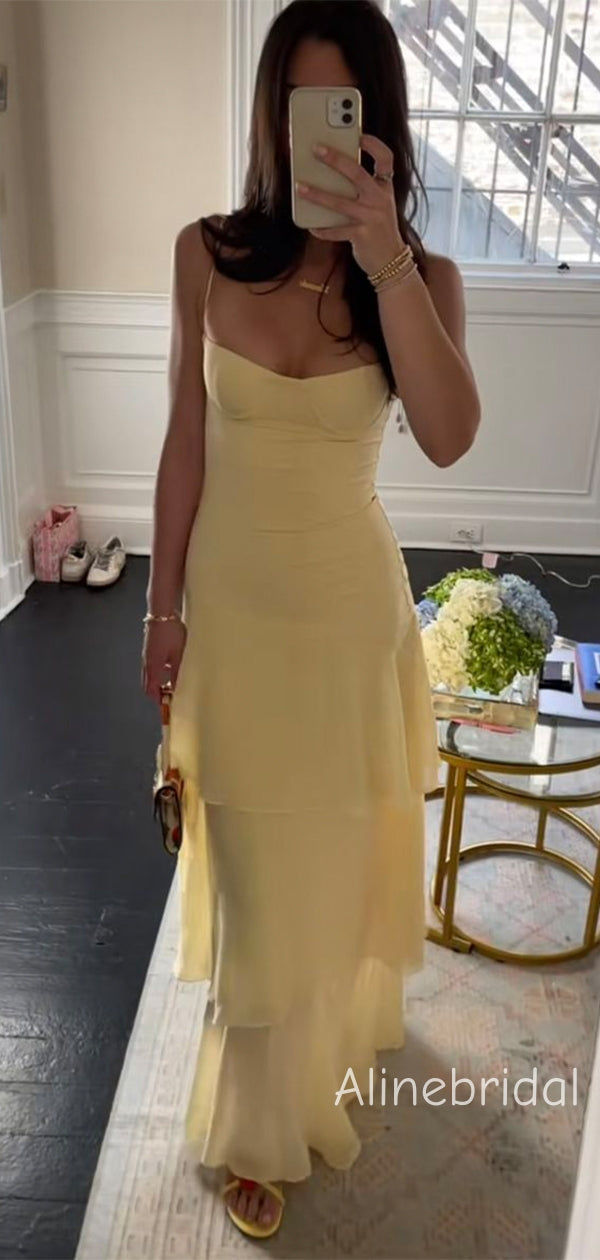CHEYENNE | TIERED CHIFFON MAXI DRESS